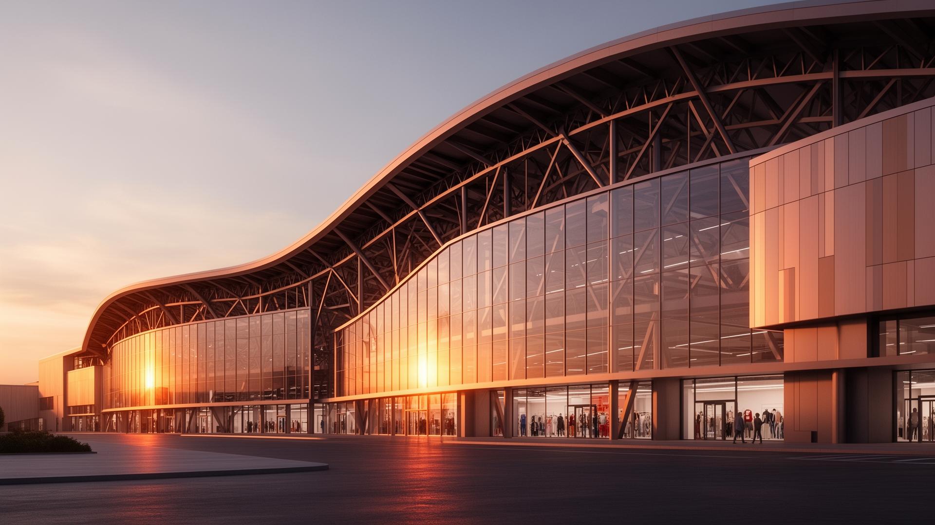 Modern commercial construction